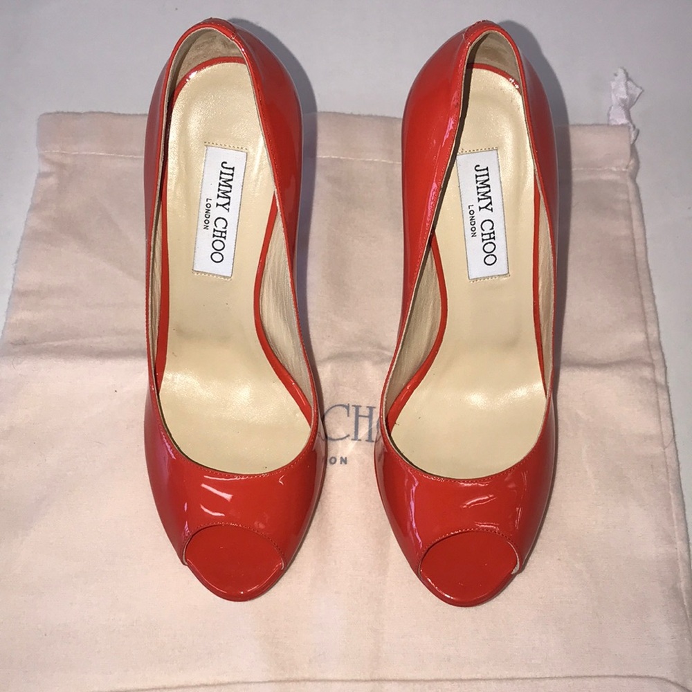 Tangerine/Orange Jimmy Choo heels